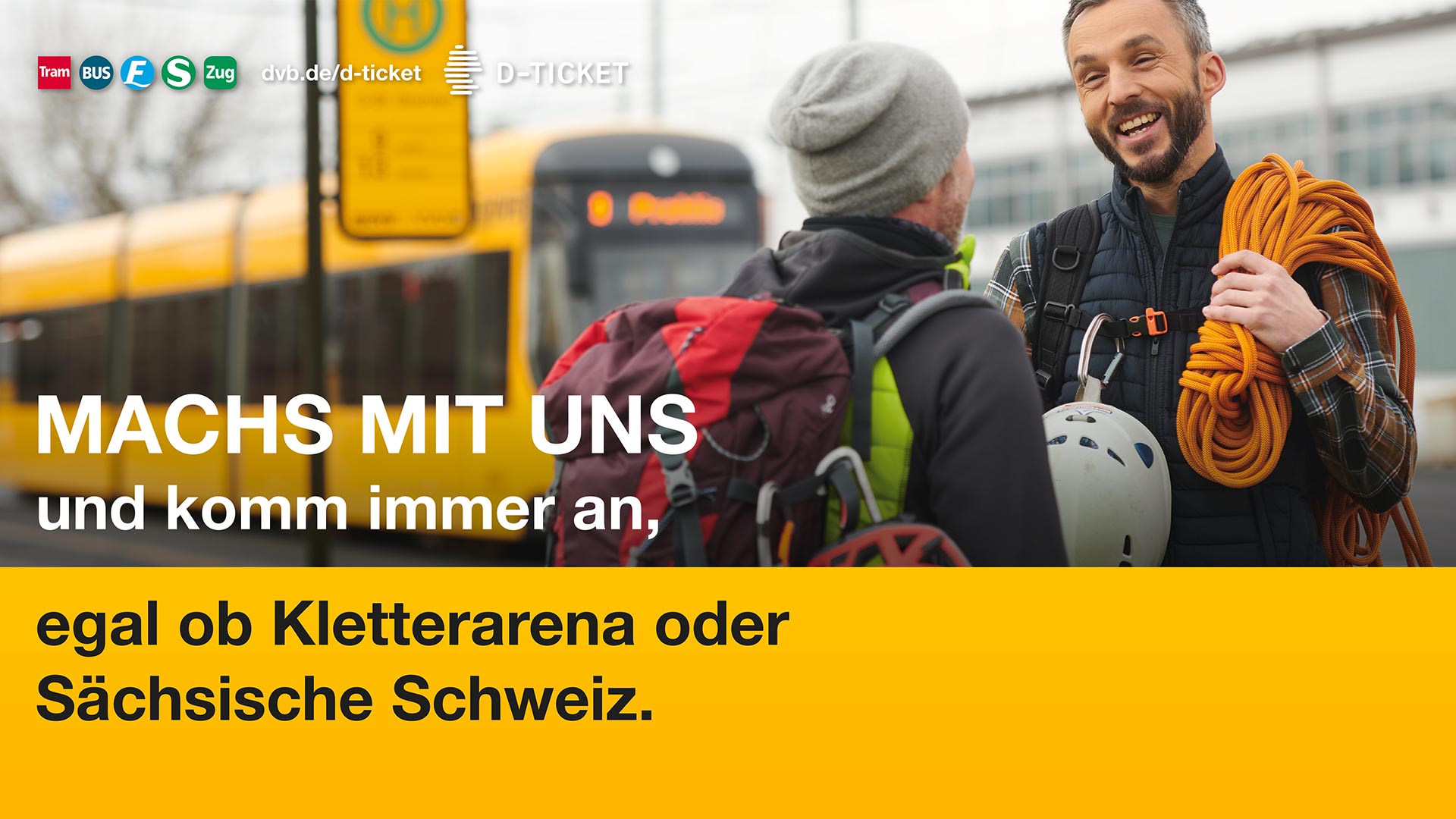 Situationsbilder für die Dresdner Verkehrsbetriebe (DVB) in Zusammenarbeit mit der Werbeagentur Narciss & Taurus und dem Dresdner Fotografen Jürgen Jeibmann